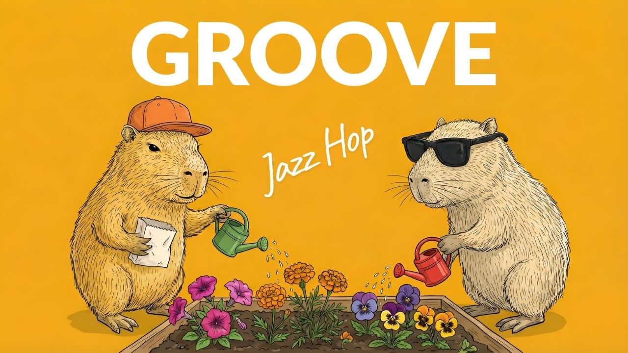 [Playlist] 終わらないポジティブ・ループ - Bright GROOVE Jazz Hop BGM ☀️🔄 【作業・集中・勉強・カフェ】