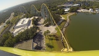 Steel Eel Roller Coaster Pov Seaworld San Antonio Texas