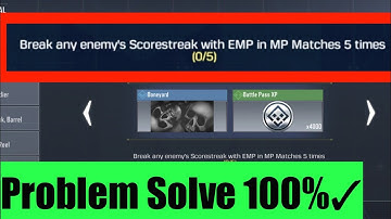 Break any enemies scorestreaks with emp in mp matches 5 times | 100% Live Proof