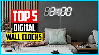 Top 5 Best Digital Wall Clocks of 2026