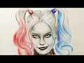 Рисуем Харли Квинн Марго Робби | Drawing Harley Quinn Margot Robbie [TimeArt]