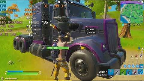 FortNite on AsRock Z490m ITX AC motherboard, I7 10700k, RTX 2070 Super, 3333Mzh x 16GB FPS Average B