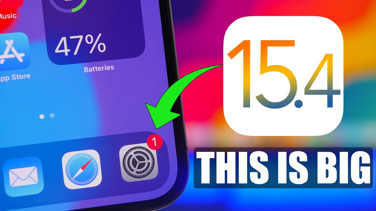 iOS 15.4 - A NEW Way to UPDATE Your iPhone ! - YouTube