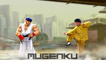 Master Ryu vs Jackie Chan. Marvel vs Capcom vs SNK Street Fighter MUGEN Multiverse