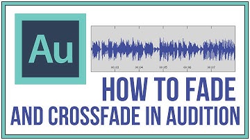 How To Fade and Crossfade In Adobe Audition - Audition Tutorial