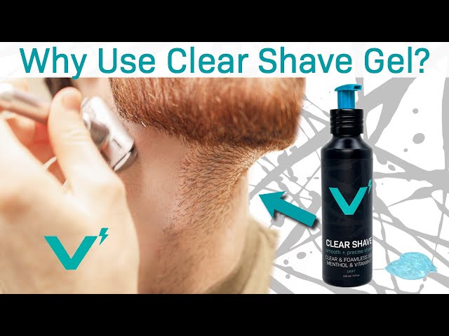 Why Use A Clear Shaving Gel?  Volt Clear Shave Gel 