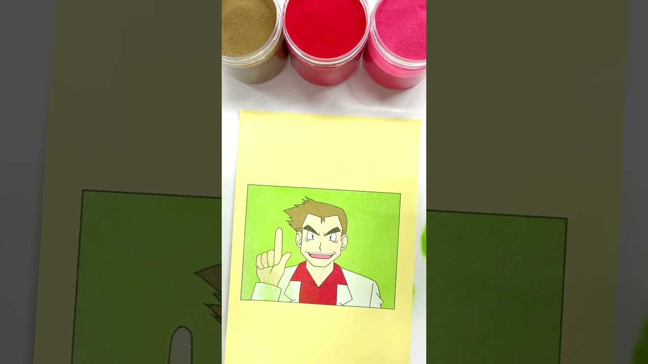 Professor Oak Sand Painting ASMR | 大木博士手工沙畫 2.0