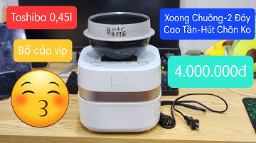 Toshiba chuông 2 ngấn RC-4ZPJ cao tần IH dung tích 0.5 Lít