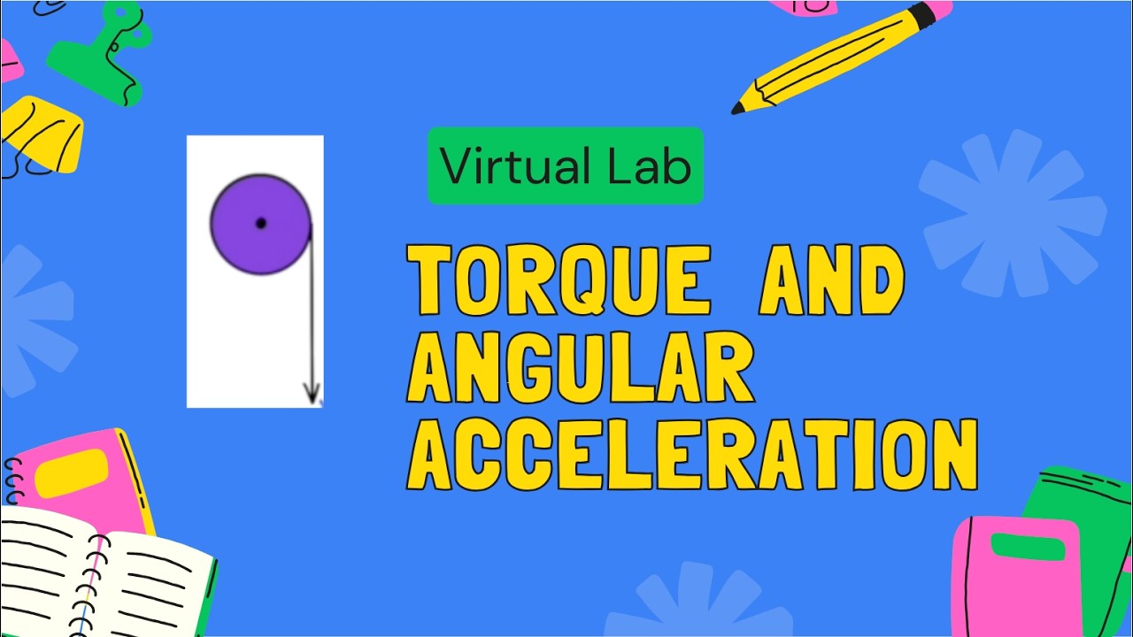Torque and angular acceleration | Virtual lab - YouTube
