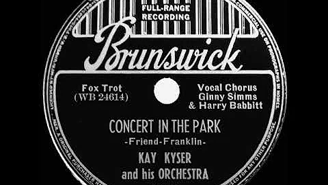 1939 Kay Kyser - Concert In The Park (Ginny Simms & Harry Babbitt, vocal)