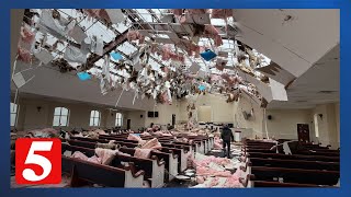 'We will bounce back' Clarksville's Mt. Olive Missionary Baptist Church hit by tornado