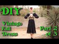 V9076 Vintage Fall Dress pt2