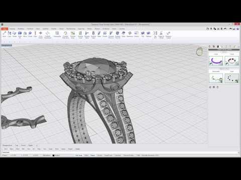 RhinoGold 5.0 - Dynamic Flow by Surface