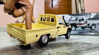 New SG PINECONE FOREST 1405 RTR 1/14 2.4G RWD RC Car for TOYOTA LC79 Pickup Truck Unboxing Video 