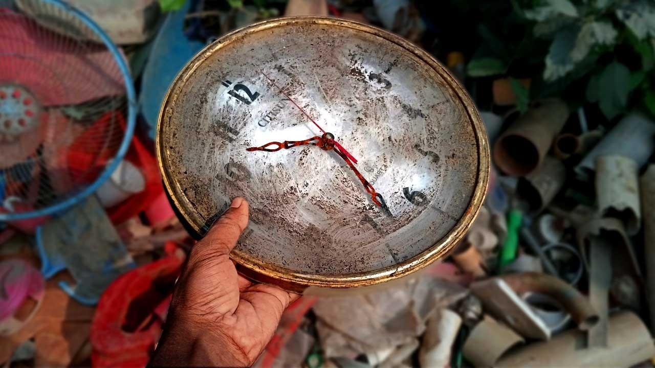 Destroyed Wall Clock Restored After 40 Years | Relaxing Restoration