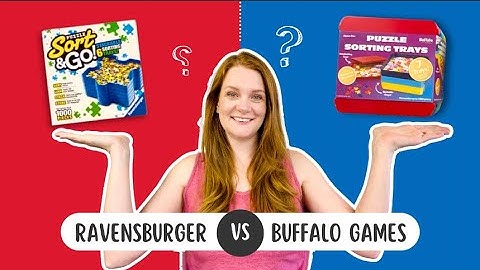 Puzzle Sorting Trays Review; Ravensburger Sort & Go; Buffalo Games Puzzle Sorting Trays
