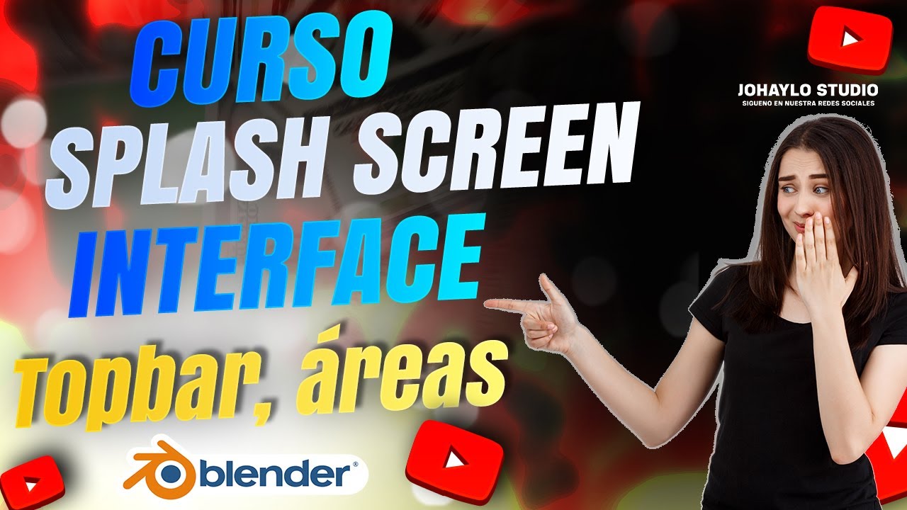 Interface,  Splash Screen, Topbar   (Curso Blender 2025 Gratis)