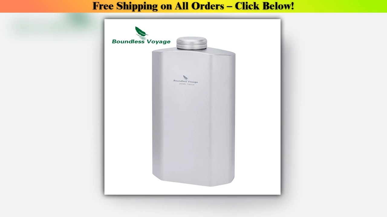 Boundless Voyage 2.5L/84.55oz Titanium Sports Water Bottle Big Capacity Flask Water Jug for Gym,