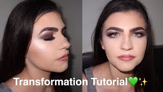 Transformation Makeup Tutorial (for green eyes) 💚✨ screenshot 5