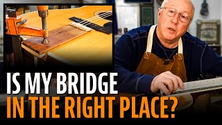 Is this guitar39s bridge saddle in the right place