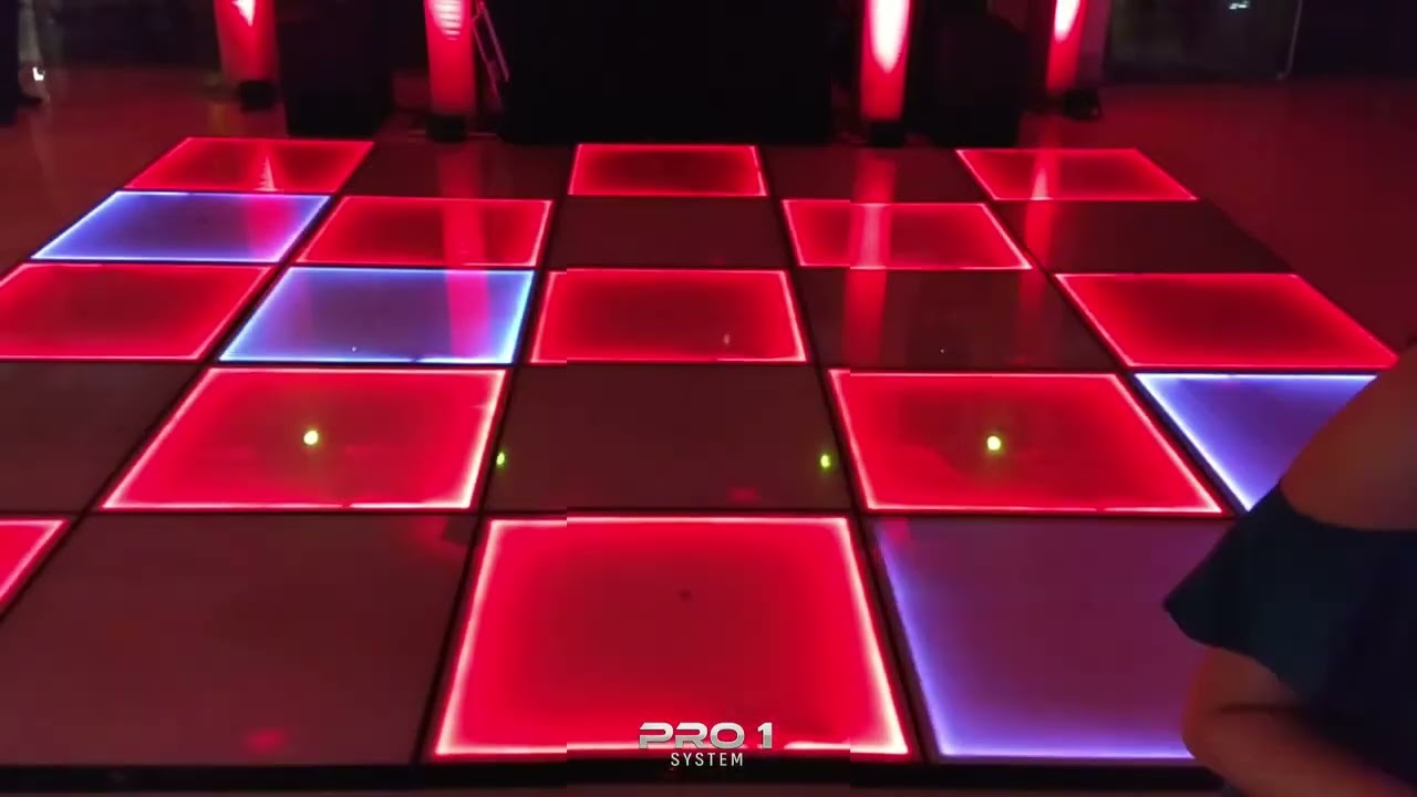 Piso de Vidro RGB — vídeo 1