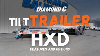 Diamond C HXD Tilt Trailer. Options and Features | Central Trailer Sales
