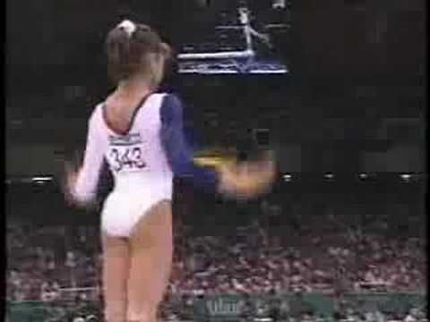 Dominique Moceanu 1996 Olympics Team Optionals Floor Exercise