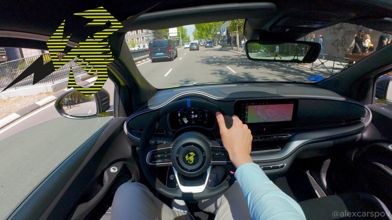 2025 Abarth 500e — The Ultimate Electric Hot Hatch Experience (4K) | Madrid