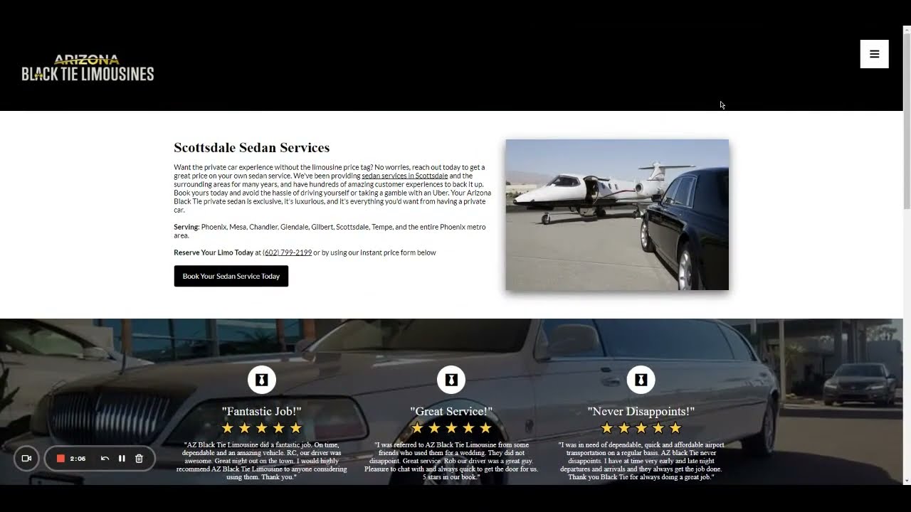 Scottsdale Limo Service by AZ Black Tie Limousine & Transportation