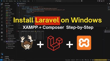 How to Install Laravel on Windows with XAMPP & Composer | Step-by-Step Tutorial