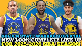 Download Lagu GOLDEN STATE WARRIORS OFFICIAL \u0026 UPDATED PROJECTED COMPLETE LINE UP FOR 2025-2026 NBA SEASON MP3