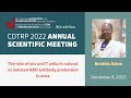 CDTRP 2022 Annual Scientific Meeting Ibrahim Adam