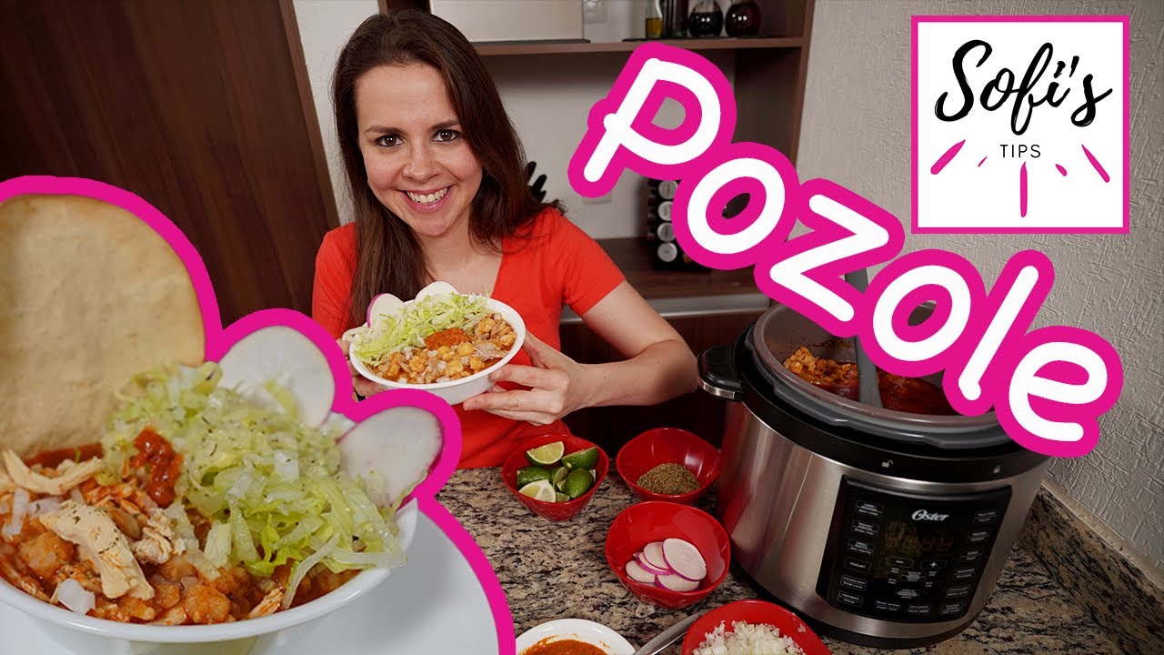 Como hacer pozole en Multiolla Oster o Instant Pot receta de pozole rojo 🇲🇽