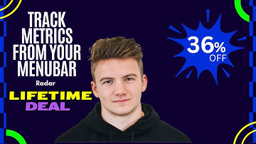 Radar Lifetime Deal I Track metrics from your menubar.