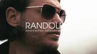Randolph USA - 23k Gold Aviators Handmade In the USA