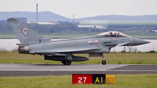 RAF Typhoon Display Team | Flt Lt Tom Nation | Liverpool Airport | Eurofighter Typhoon ZK313