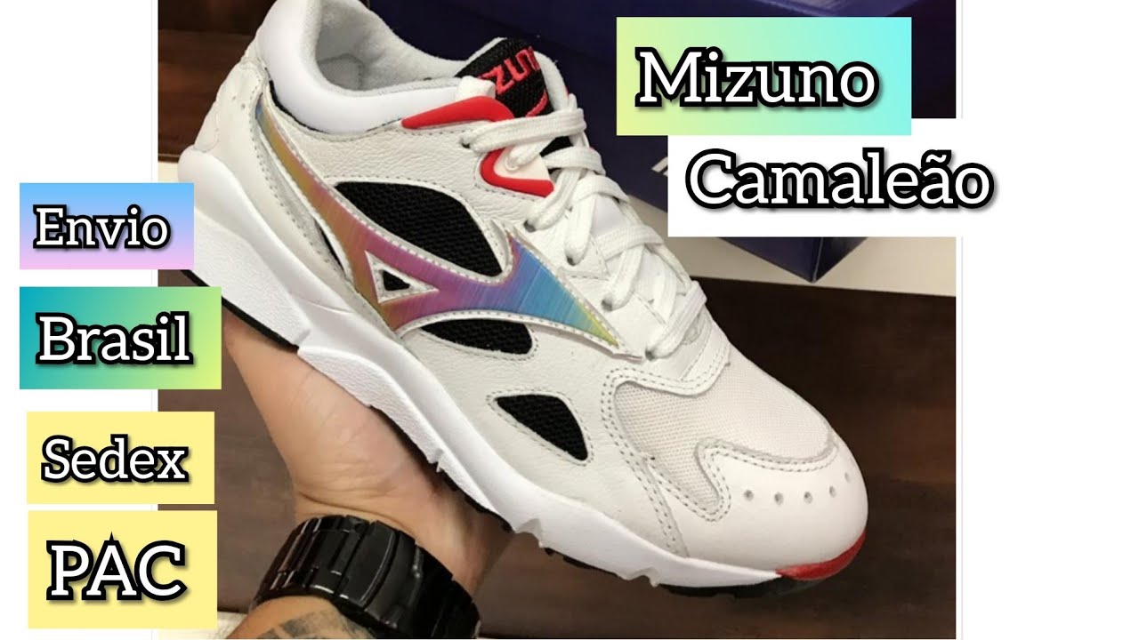 tenis mizuno arco iris anos 90