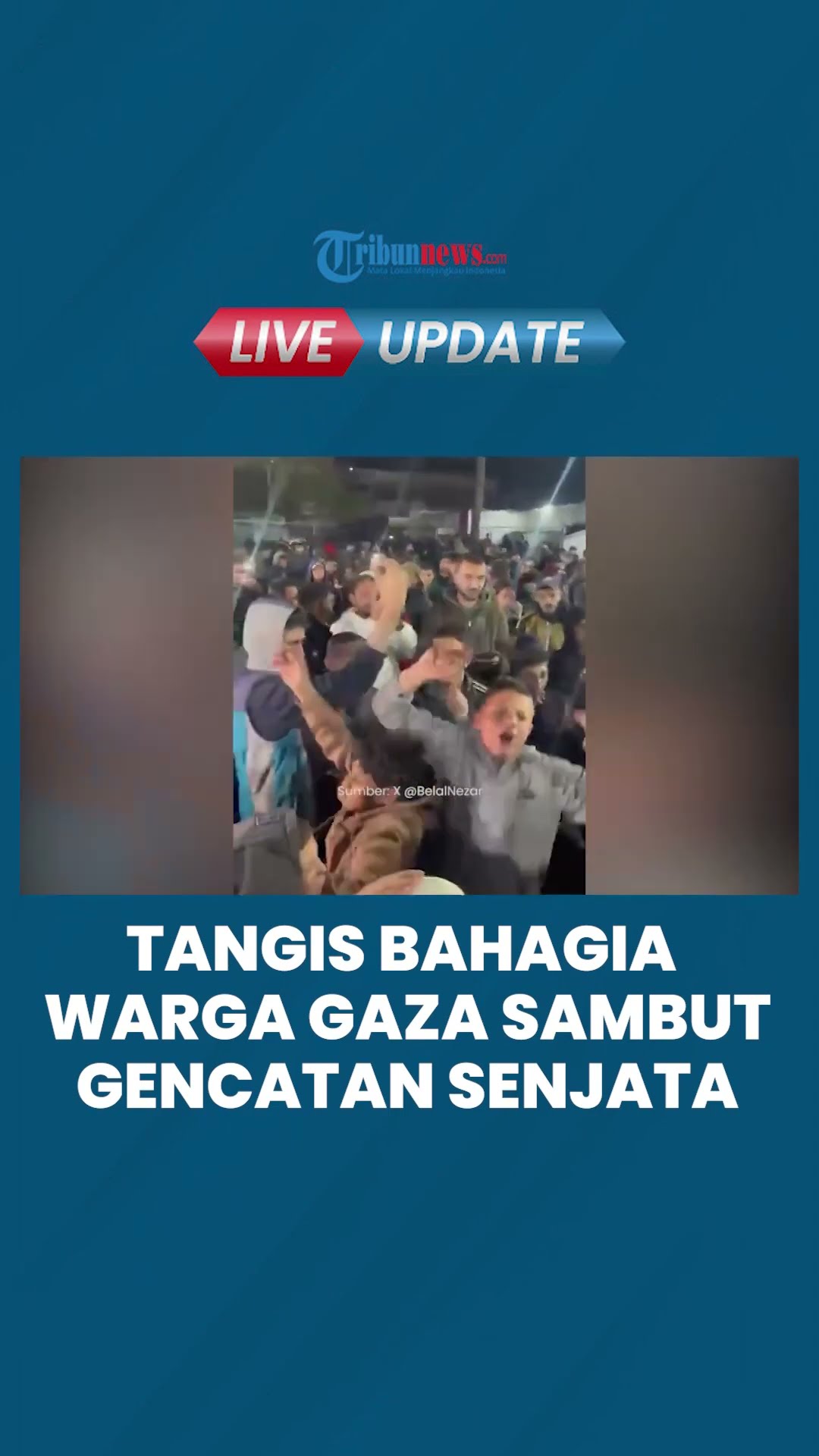 Perayaan Penuh Suka Cita Warga Palestina Menjelang Penandatanganan Gencatan Senjata Israel-Hamas