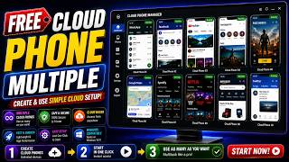 How to Create Multiple Virtual Android Phones for FREE | Cloud Phone Setup Guide 2026 ✅ screenshot 3