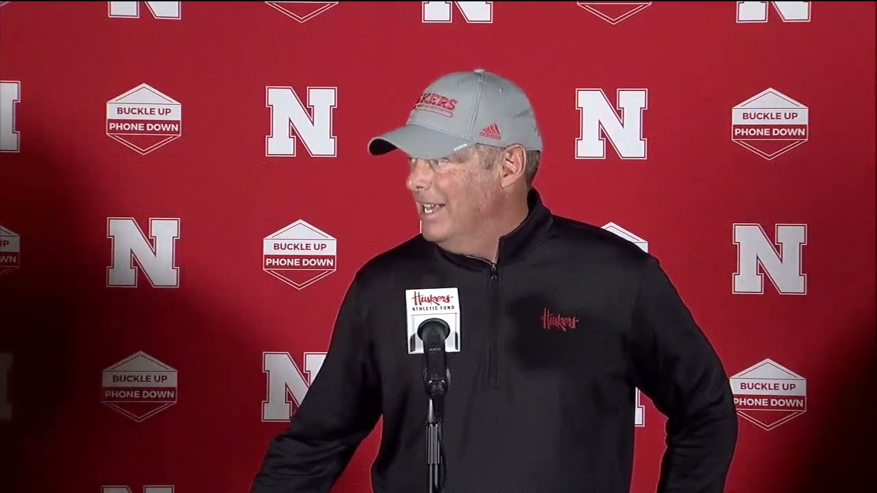 Nebraska Fall Camp Special teams coordinator Bill Busch YouTube