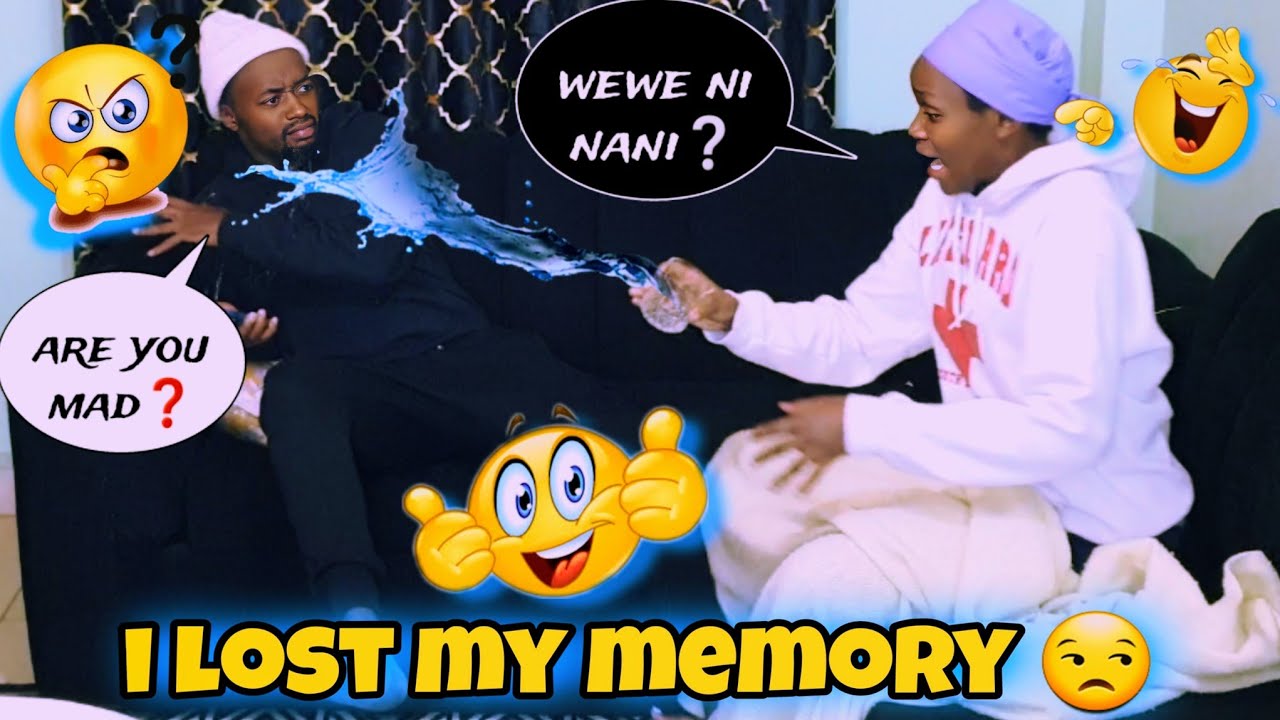 Pretending to loose my memory and acting crazy to see my man's reaction 😀😀// he prayed for me.😀