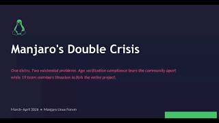 Manjaro's HUGE Mistake: Is This the End of the Popular Linux Distro?