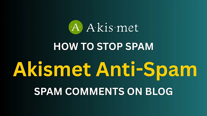 Free Akismet Anti-Spam WordPress Plugin | How To Stop Spam Comments On Blog