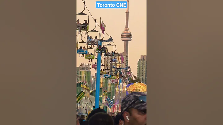 Canadian National Exhibition #toronto #cntower #view #downtown #festival #cne #activity #gandola