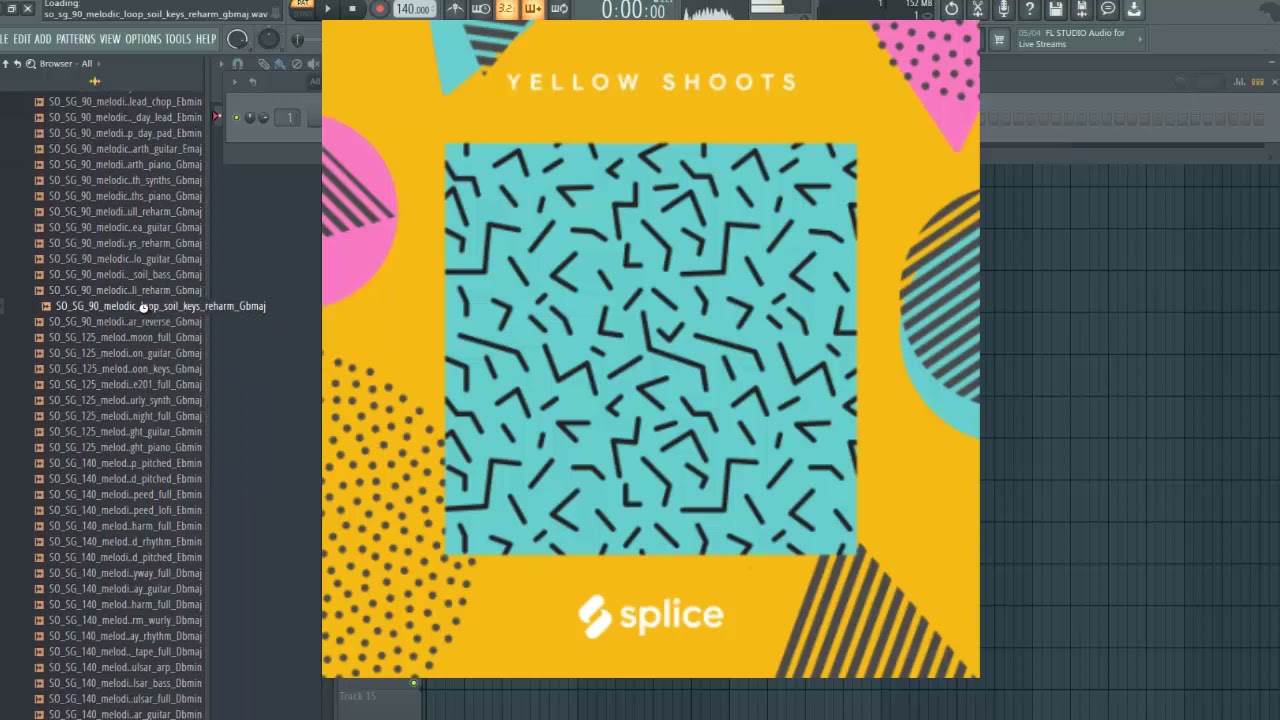 Alt RnB Guitars with Yellow Shoots Splice Originals FREE