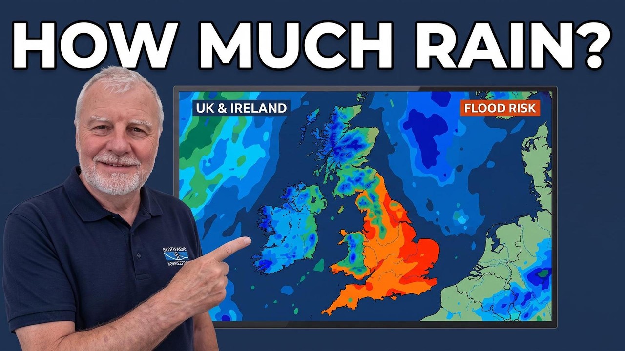 How Much Rain Is Coming Your Way?  Flash Flood Risk This Week UK & Ireland