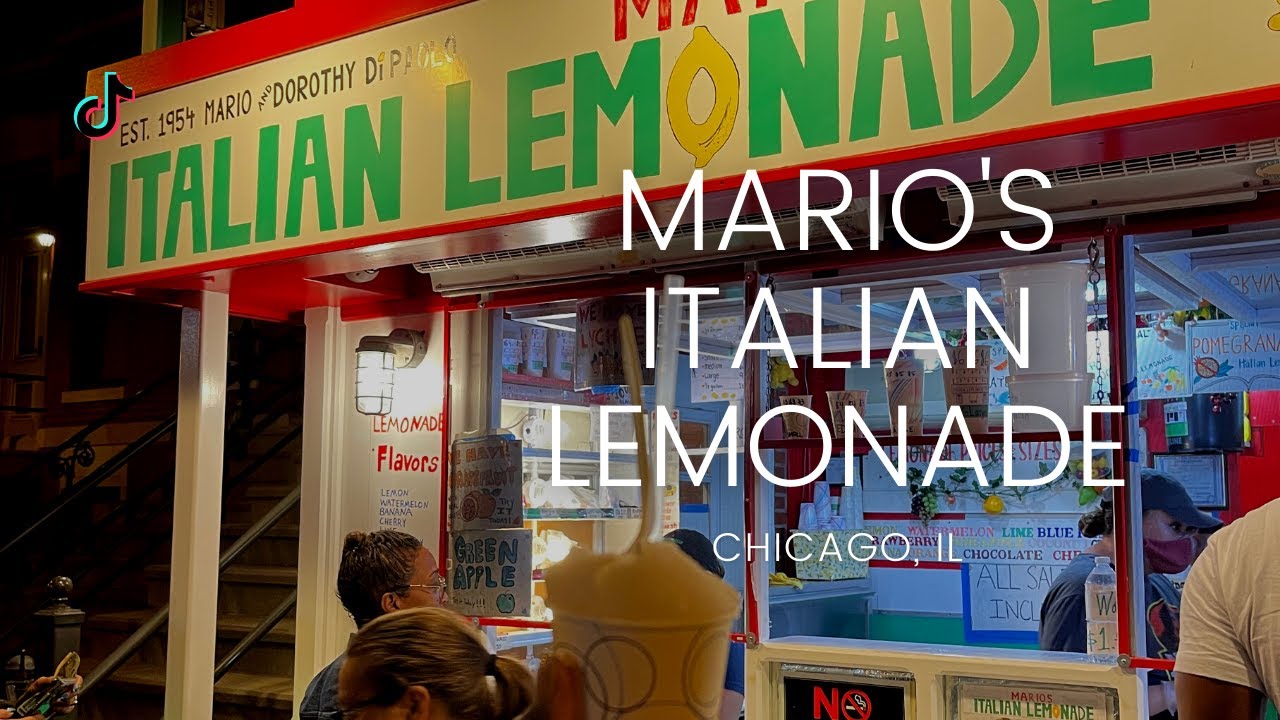 Mario's Italian Lemonade Chicago, IL YouTube