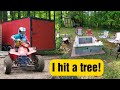 Our at home trails, little jumps, and Alice's fire pit we built! HONDA 250EX 300EX and Polaris 325