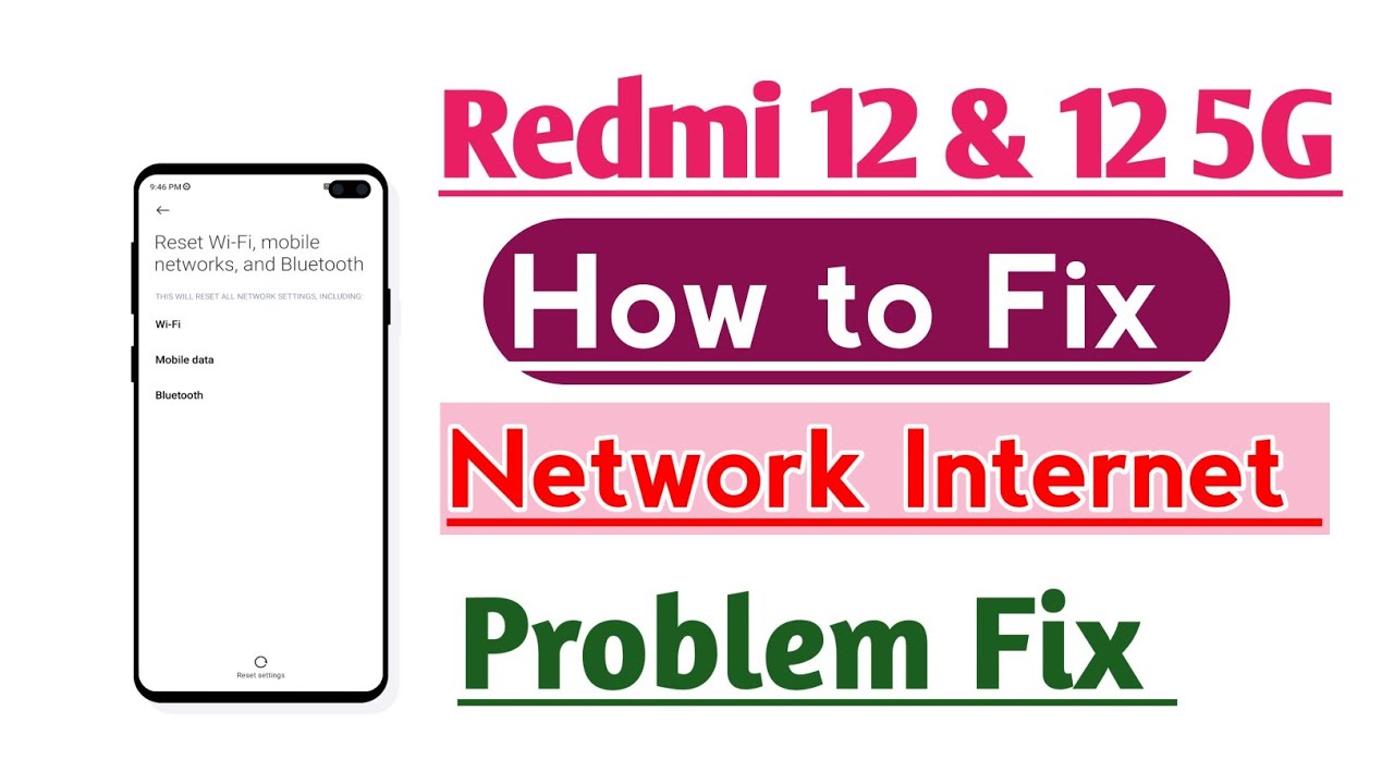 Raha Net Redmi 12 & 12 5G How to Fix Network Internet Problem Solve | Network ...