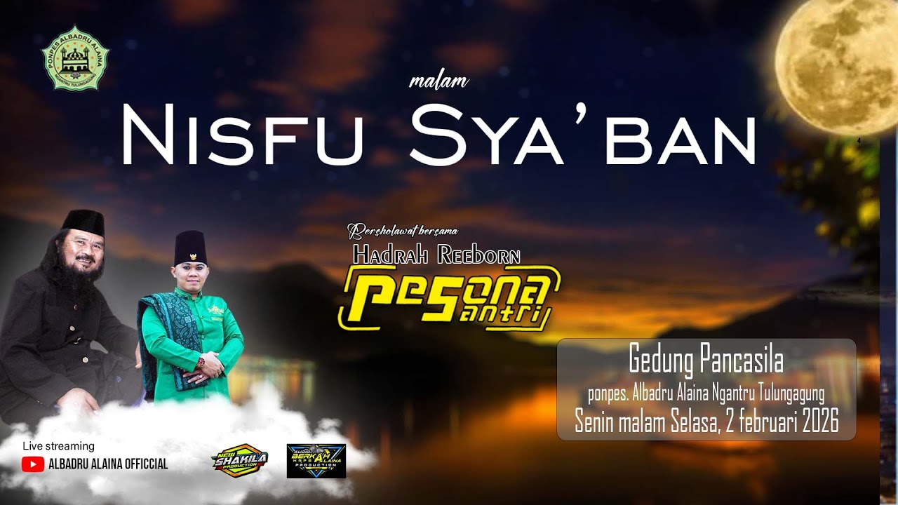 live Malam Nisfu Sya'ban 1447 H | Pesona Santri